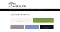 Desktop Screenshot of best-ager-50plus.de