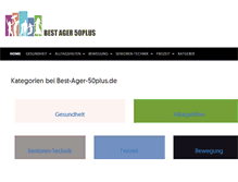 Tablet Screenshot of best-ager-50plus.de